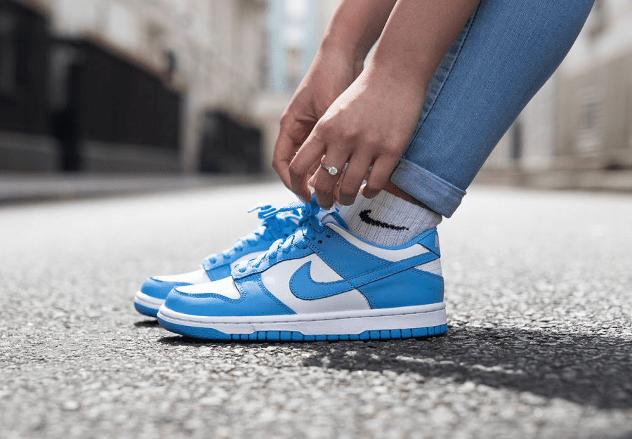 nike dunk low unc 45