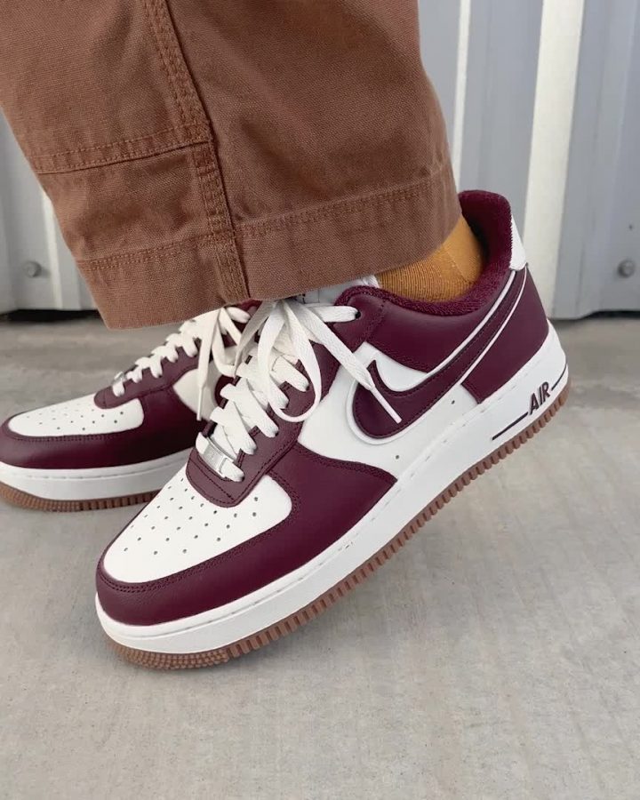 Nike Air Force 1 '07 LV8 SE Sail Night Maroon New DQ7659-102